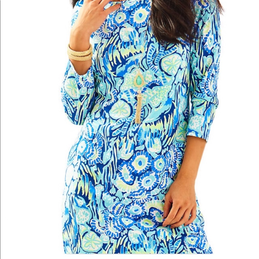 Lilly Pulitzer Marlowe Shift Dress Indigo Sunset